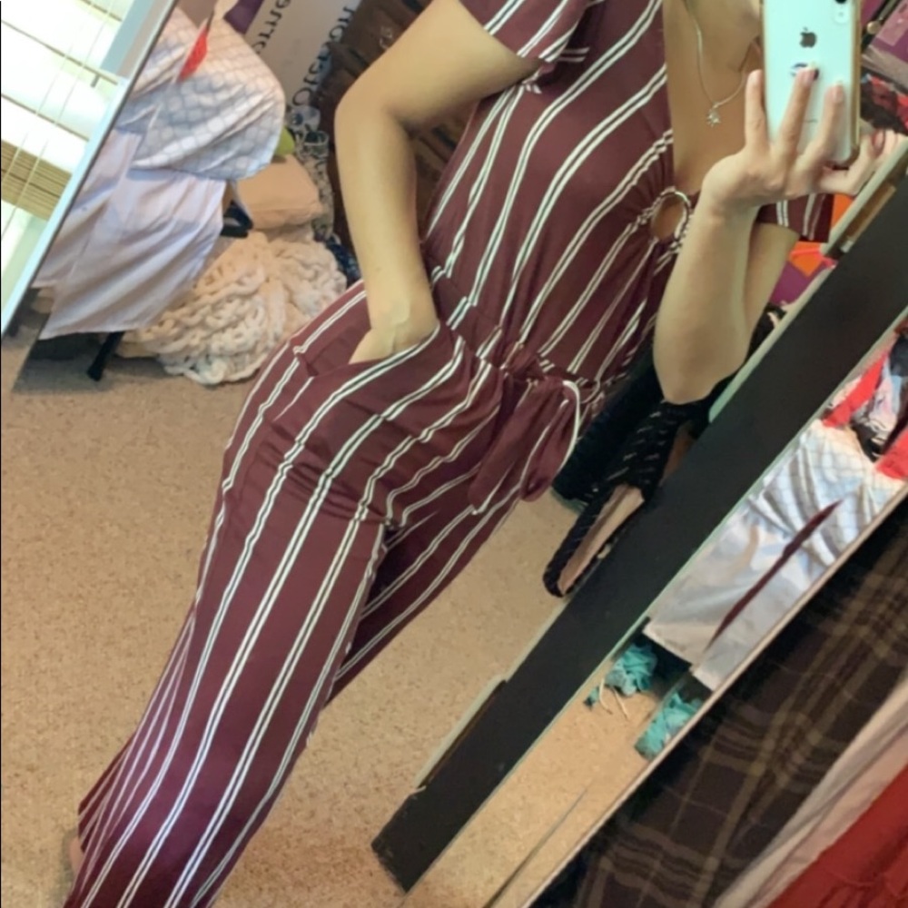 Maroon Jumpsuit! 💋